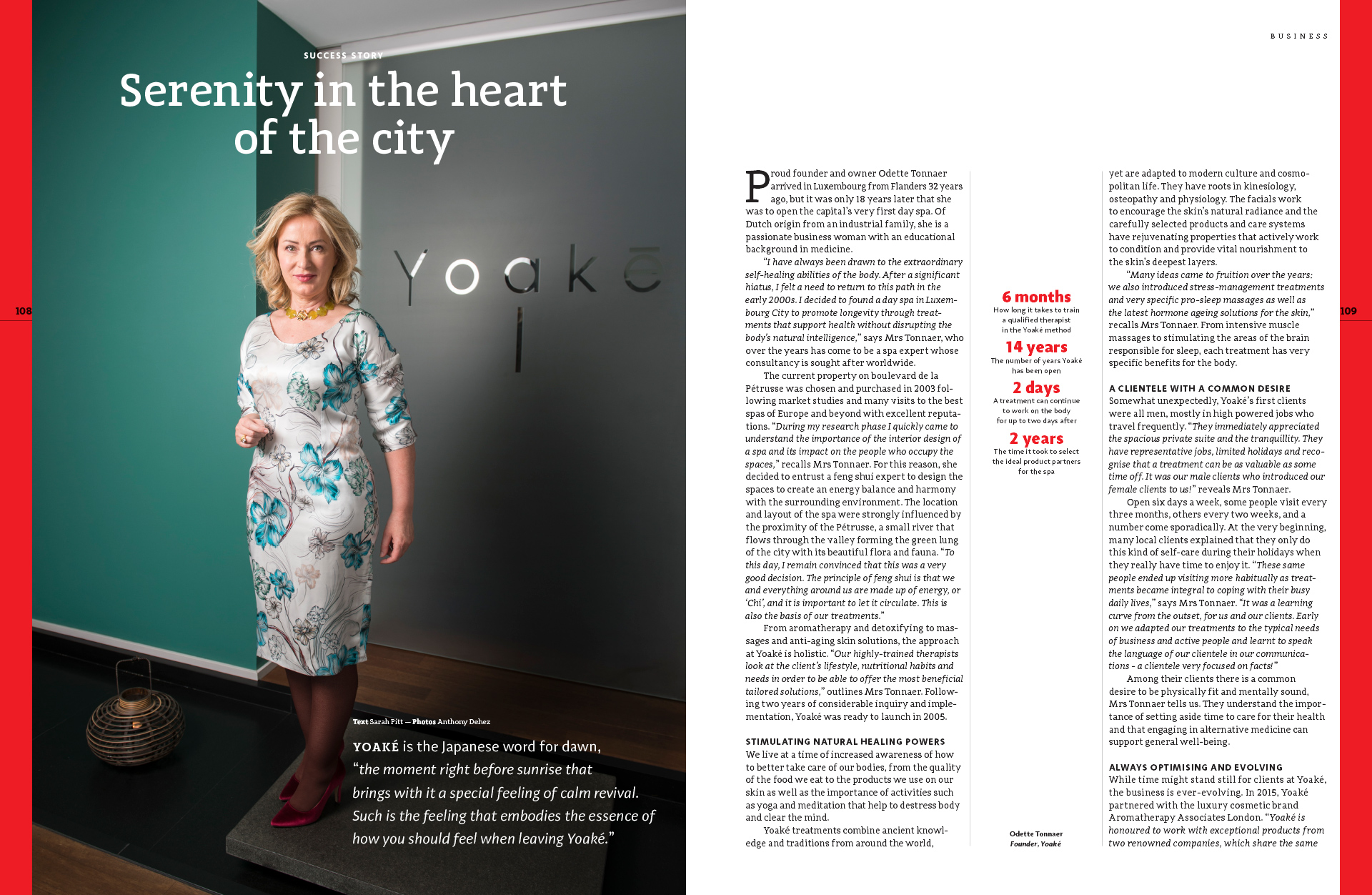 Serenity in the Heart of the City - Magazine Spread