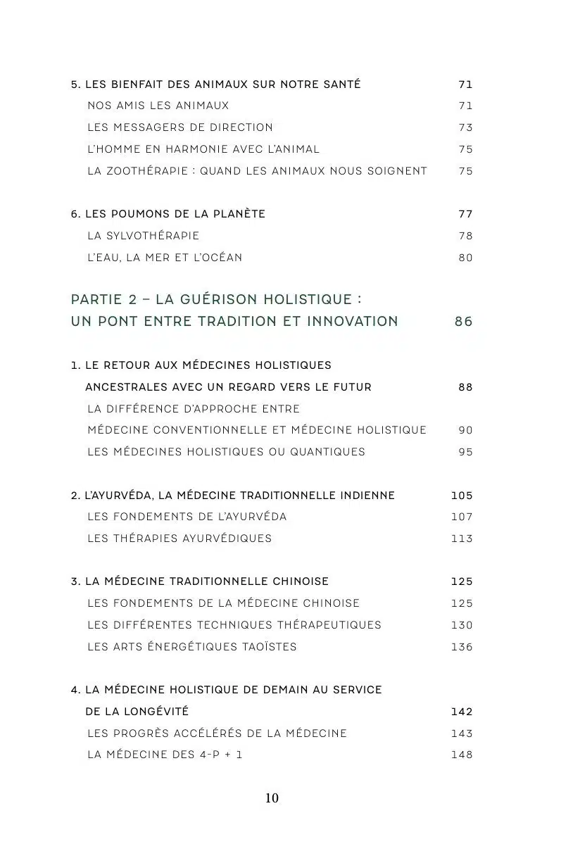 Table des matières — page 10.